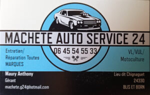 Machete Auto Service 24 à Bassillac et Auberoche