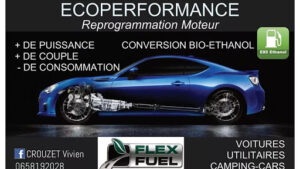 Eco-performance – Reprogrammation moteur – Conversion ethanol E85 à Mérignac