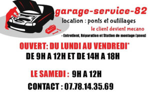 Garage service 82 à Moissac