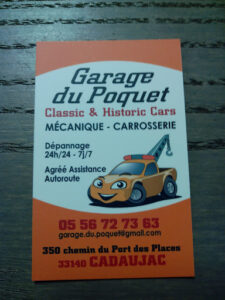 Garage du Poquet Bertrande à Cadaujac