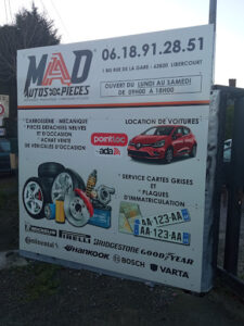 mad autos pieces à Libercourt