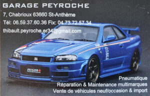 GARAGE PEYROCHE à Saint-Anthème