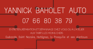 Yannick Baholet AUTO à Guérande