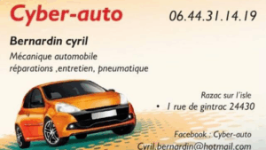 Cyber-auto à Razac-sur-l'Isle